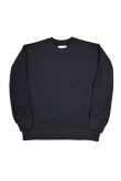 画像4: STILL BY HAND　CREW NECK SWEAT(BLACK NAVY) (4)