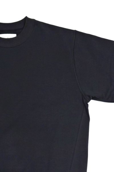 画像2: STILL BY HAND　CREW NECK SWEAT(BLACK NAVY)
