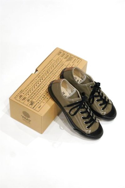画像1: "PRAS" SHELLCAP LOW M47 SERGE (OLIVE/BLACK)