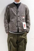 画像1: CAL O LINE　STRIPE ENGINEERS JACKET（CHARCOAL） (1)