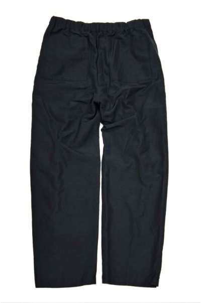 画像1: STILL BY HAND　CUPRO / COTTON / LINEN EASY PANTS(INK BLACK)