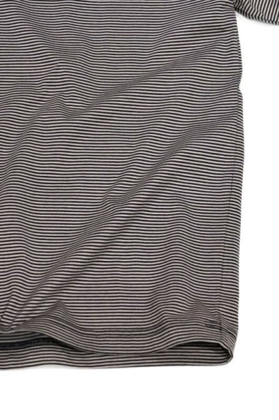 画像3: STILL BY HAND　BORDER S/S T-SHIRT(GREY×BLACK)