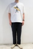 画像5: STILL BY HAND　LINEN TAPERED EASY PANTS(DARK NAVY) (5)