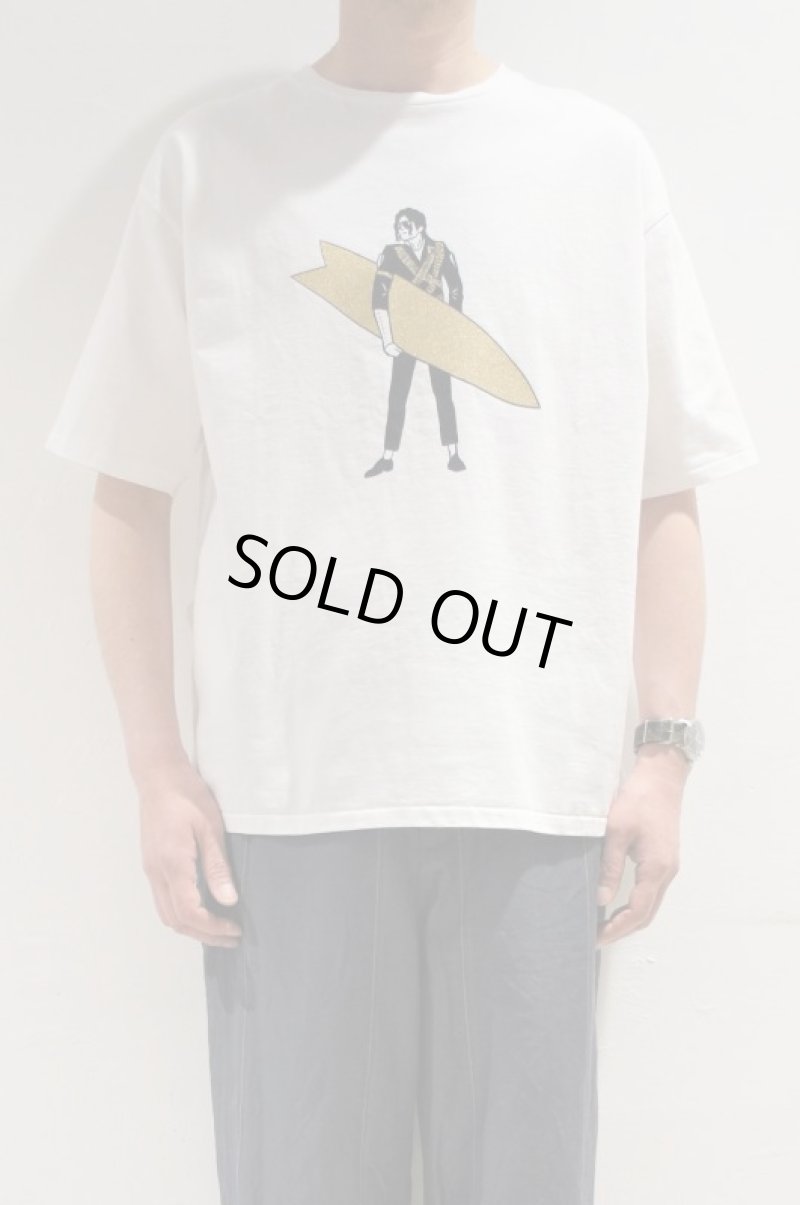 画像1: CAL O LINE　"KING OF POP" T-SHIRT（WHITE） (1)