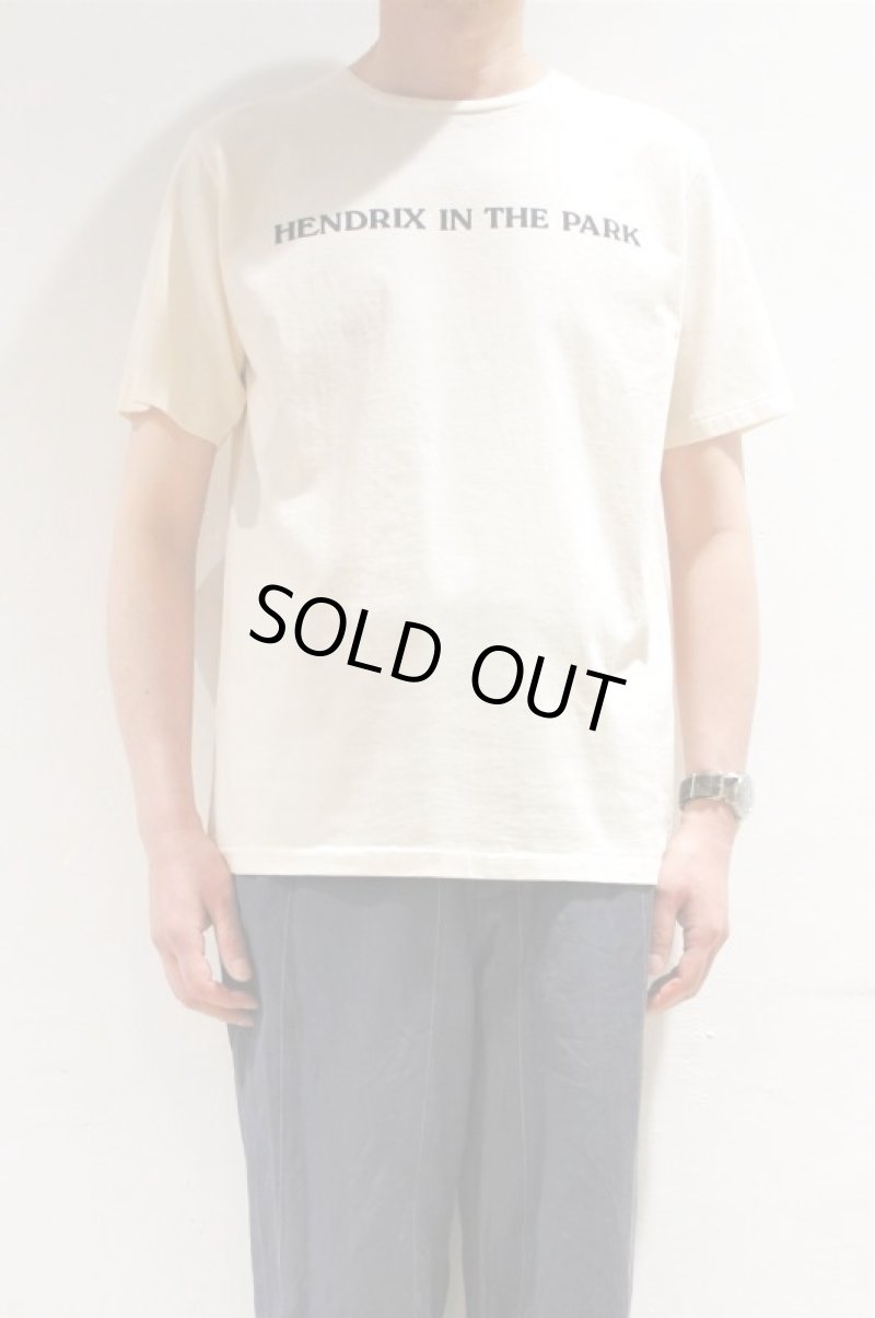 画像1: CAL O LINE　"HENDRIX IN THE PARK" T-SHIRT（NATURAL） (1)