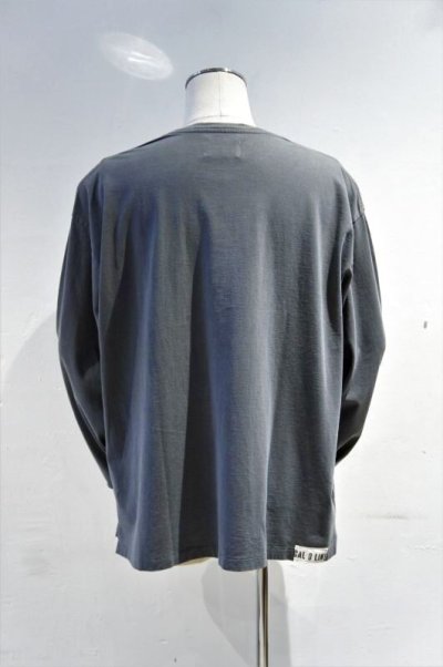 画像1: CAL O LINE　"ALOLIN" L/S TEE（BLACK）