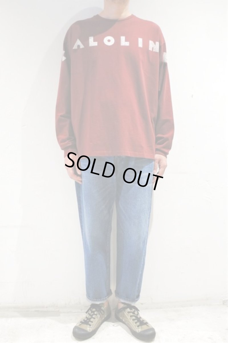 画像1: CAL O LINE　"ALOLIN" L/S TEE（BURGUNDY） (1)