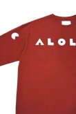 画像5: CAL O LINE　"ALOLIN" L/S TEE（BURGUNDY） (5)