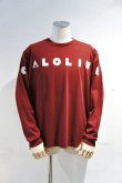 画像3: CAL O LINE　"ALOLIN" L/S TEE（BURGUNDY） (3)