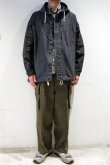 画像2: ORDINARY FITS　DECK HOOD JACKET(INK) (2)