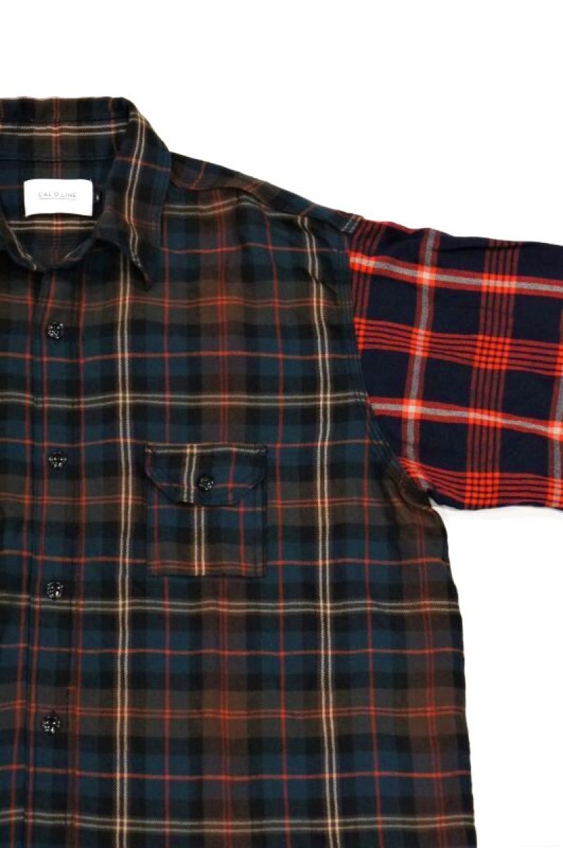 画像2: CAL O LINE PLAID WORK SHIRT(MIX)