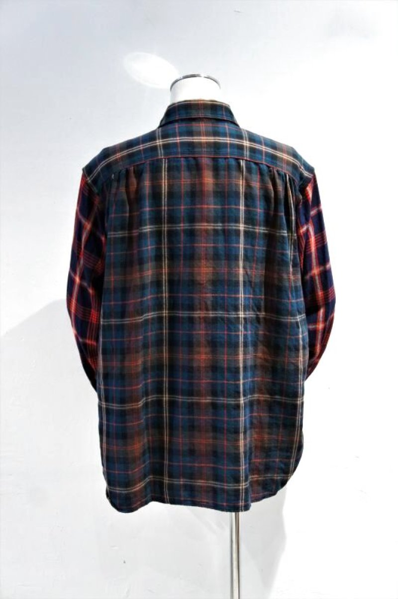 画像1: CAL O LINE PLAID WORK SHIRT(MIX)