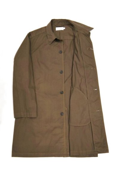 画像2: MANUAL ALPHABET　OVERDYED TWILL SHIRT COAT（KHAKI BROWN）