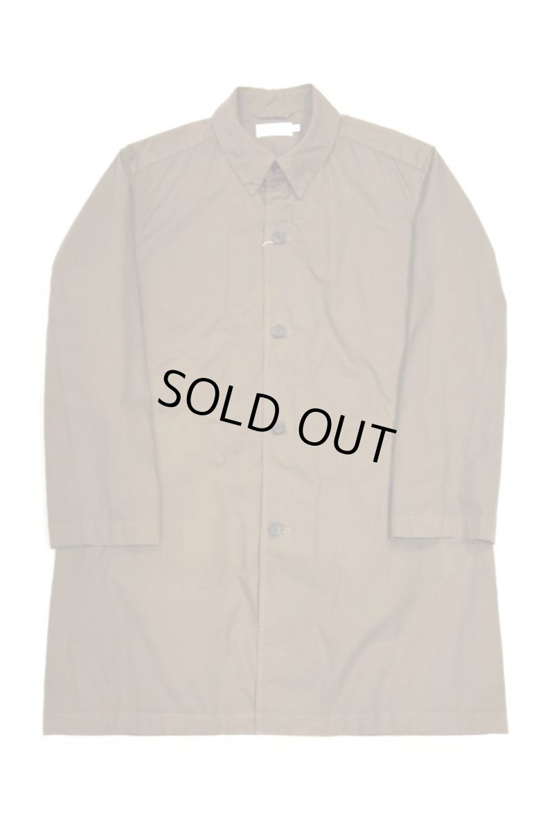 画像5: MANUAL ALPHABET　OVERDYED TWILL SHIRT COAT（KHAKI BROWN） (5)