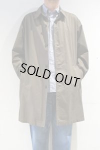 MANUAL ALPHABET　OVERDYED TWILL SHIRT COAT（KHAKI BROWN）