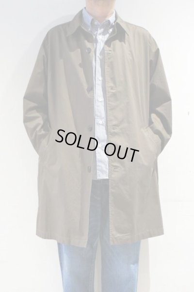 画像1: MANUAL ALPHABET　OVERDYED TWILL SHIRT COAT（KHAKI BROWN）