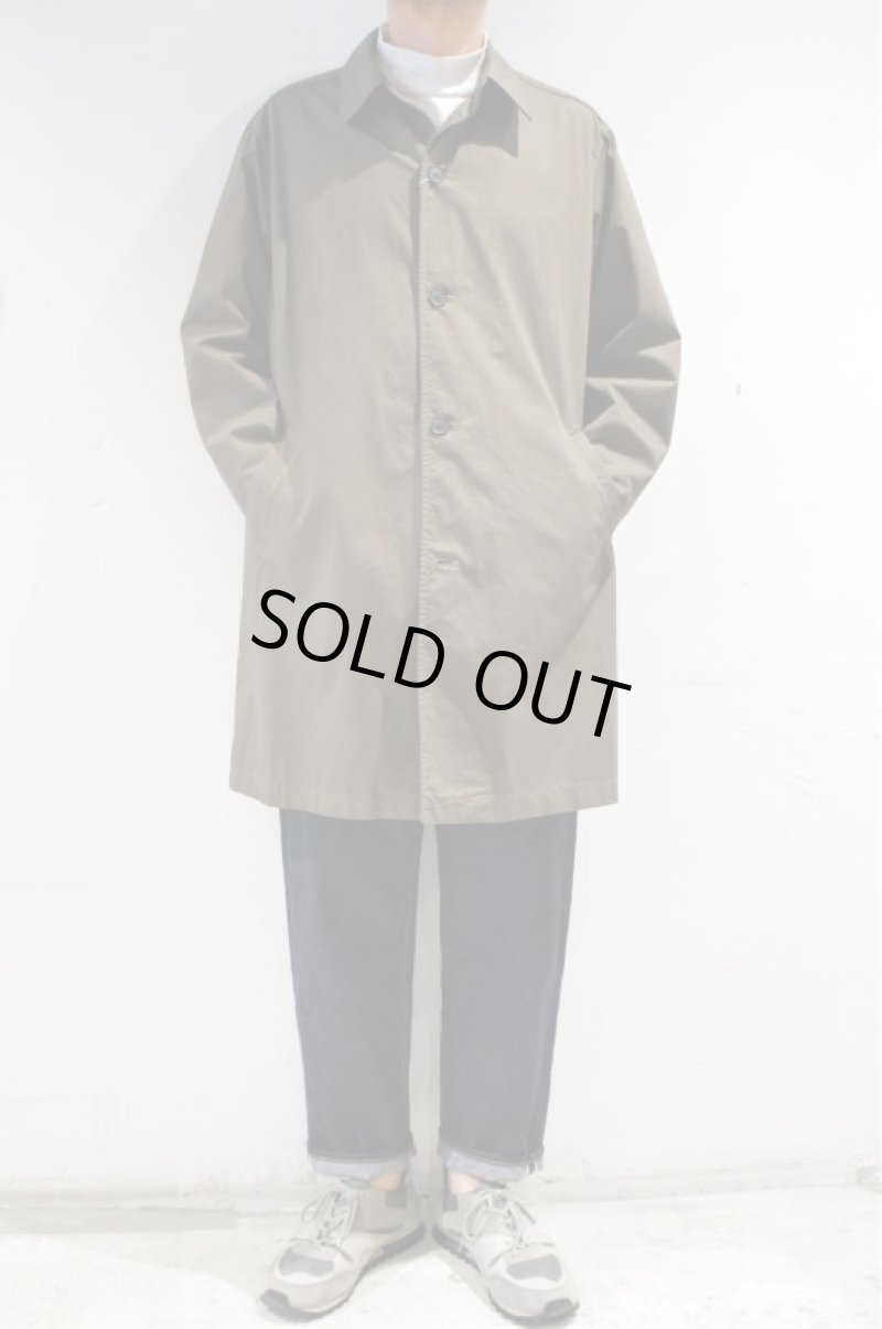 画像3: MANUAL ALPHABET　OVERDYED TWILL SHIRT COAT（KHAKI BROWN） (3)