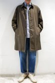 画像2: MANUAL ALPHABET　OVERDYED TWILL SHIRT COAT（KHAKI BROWN） (2)