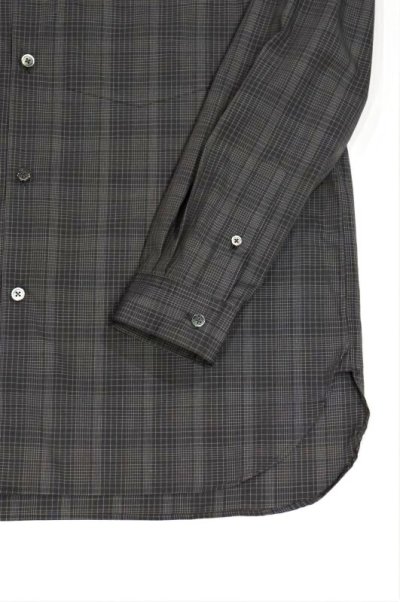 画像3: STILL BY HAND　REGULAR COLLAR SHIRT(CHARCOAL CHECK)