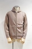 画像3: STILL BY HAND　ZIP UP SWEAT PARKA(GREIGE) (3)
