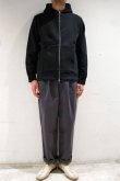画像5: STILL BY HAND　PEACH SKIN COTTON 1 TUCK TROUSERS(SLATE GREY) (5)