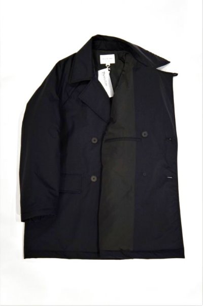 画像2: STILL BY HAND　THINSULATE PEA COAT(BLACK)