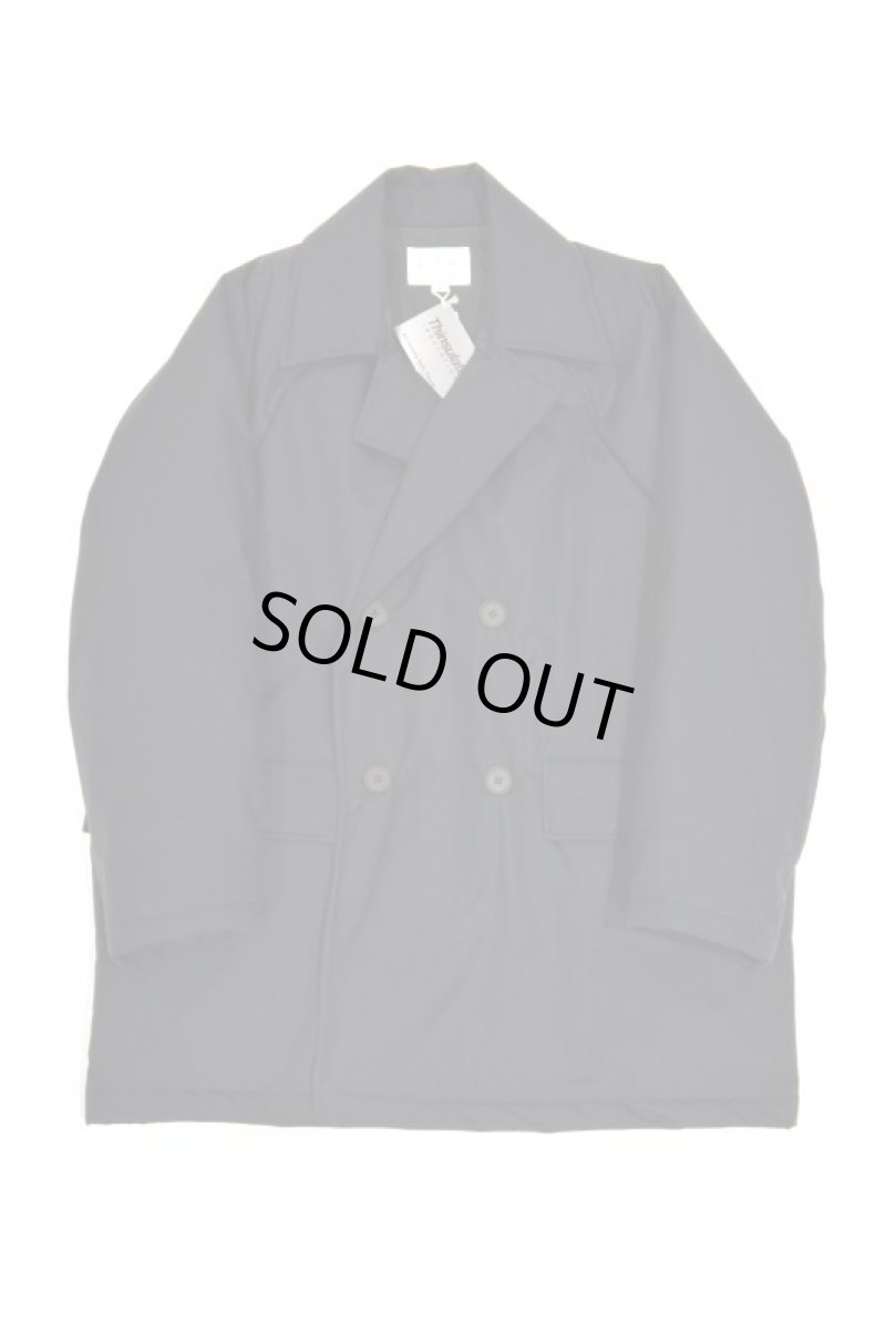 画像1: STILL BY HAND　THINSULATE PEA COAT(BLACK) (1)