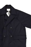 画像2: STILL BY HAND　THINSULATE PEA COAT(BLACK) (2)