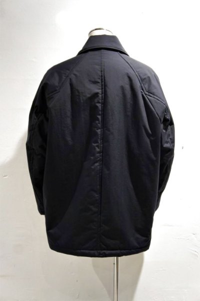 画像1: STILL BY HAND　THINSULATE PEA COAT(BLACK)