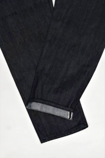 画像3: STILL BY HAND　1 TUCK TAPERED DENIM PANTS(NAVY)