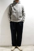 画像6: STILL BY HAND　WOOL / LINEN EASY SLACKS(NAVY) (6)