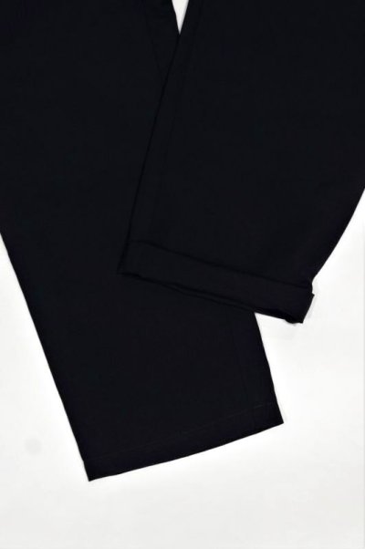 画像3: STILL BY HAND　WOOL / LINEN EASY SLACKS(NAVY)