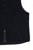 画像2: STILL BY HAND　NYLON ZIP VEST(INK BLACK) (2)
