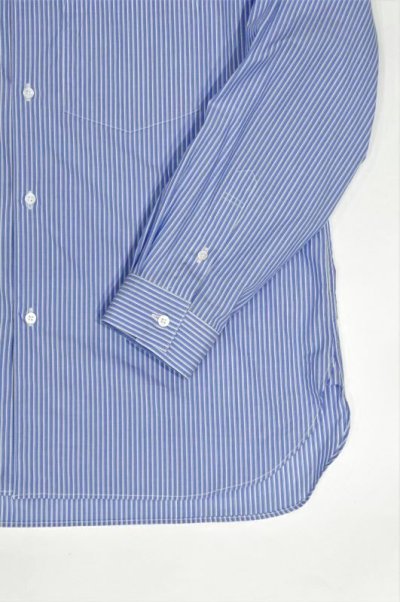 画像3: STILL BY HAND　REGULAR COLLAR SHIRT(BLUE STRIPE)