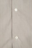 画像2: STILL BY HAND　REGULAR COLLAR SHIRT(GREY STRIPE) (2)