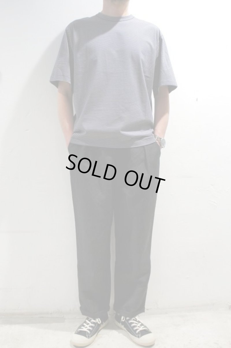 画像3: STILL BY HAND　BORDER S/S T-SHIRT(BLUE×BEIGE) (3)