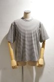 画像3: STILL BY HAND　BORDER S/S T-SHIRT(GREY×WHITE) (3)