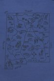 画像2: CAL O LINE　"LOS ALAMOS" MAP T-SHIRT（DARK BLUE） (2)