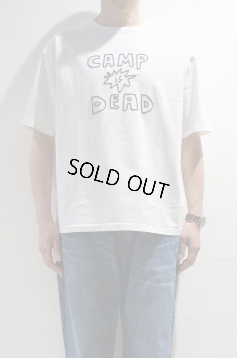 画像1: CAL O LINE　"CAMP IS DEAD"  T-SHIRT（WHITE） (1)