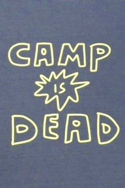 画像2: CAL O LINE　"CAMP IS DEAD"  T-SHIRT（CHARCOAL）