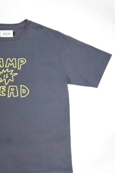 画像2: CAL O LINE　"CAMP IS DEAD"  T-SHIRT（CHARCOAL）