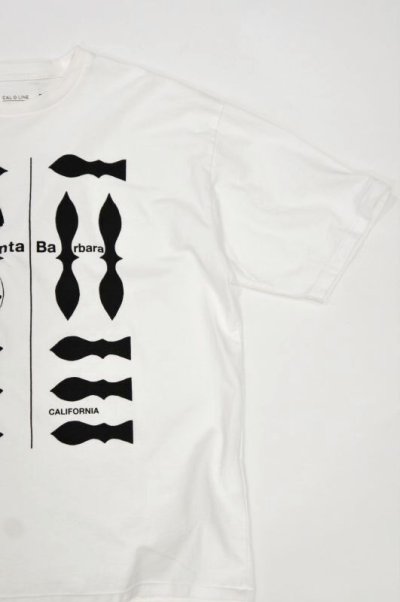 画像2: CAL O LINE　"SANTA BARBARA"  T-SHIRT（OFF WHITE）