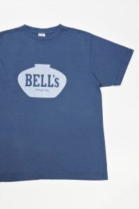 ORDINARY FITS　PRINT-T/BELL'S(NAVY)