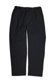 画像1: STILL BY HAND　SEERSUCKER TAPERED EASY PANTS(BLACK) (1)