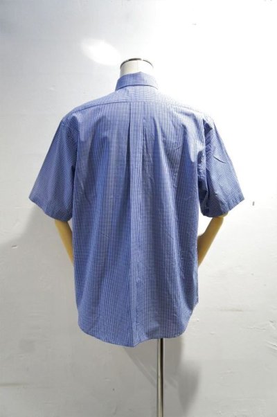画像1: MANUAL ALPHABET　BROAD GINGHAM S/S B.D. SHIRT（SAX）