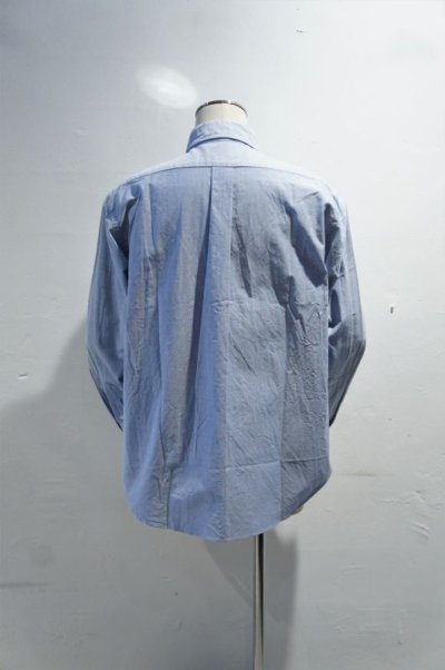 画像1: MANUAL ALPHABET　SUPIMA OX B.D. SHIRT / Bulging Fit（NAVY）