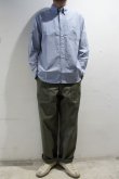 画像1: MANUAL ALPHABET　SUPIMA OX B.D. SHIRT / Bulging Fit（NAVY） (1)