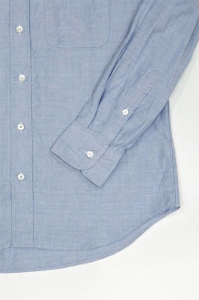 画像3: MANUAL ALPHABET　SUPIMA OX B.D. SHIRT / Bulging Fit（NAVY）