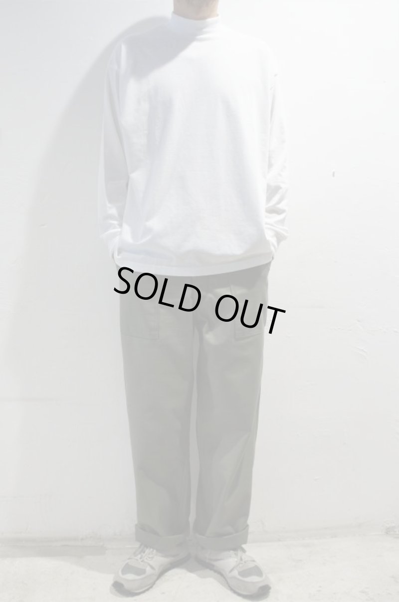 画像1: ORDINARY FITS　MOCK NECK PULLOVER(OFF WHITE) (1)