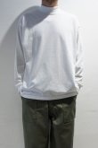 画像2: ORDINARY FITS　MOCK NECK PULLOVER(OFF WHITE) (2)